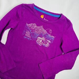 Carhartt On The Trail ATV Purple Long Sleeve Top Sz 5